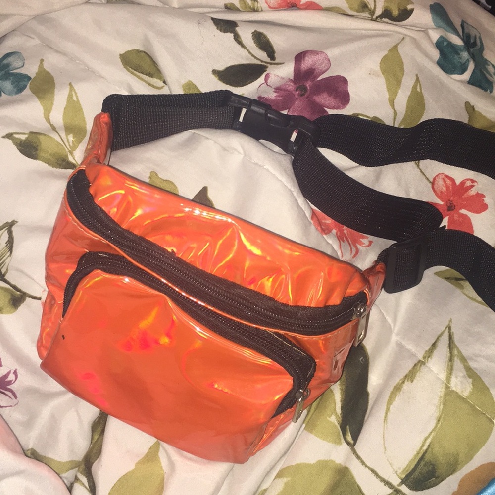 Orange Holographic Fannypack